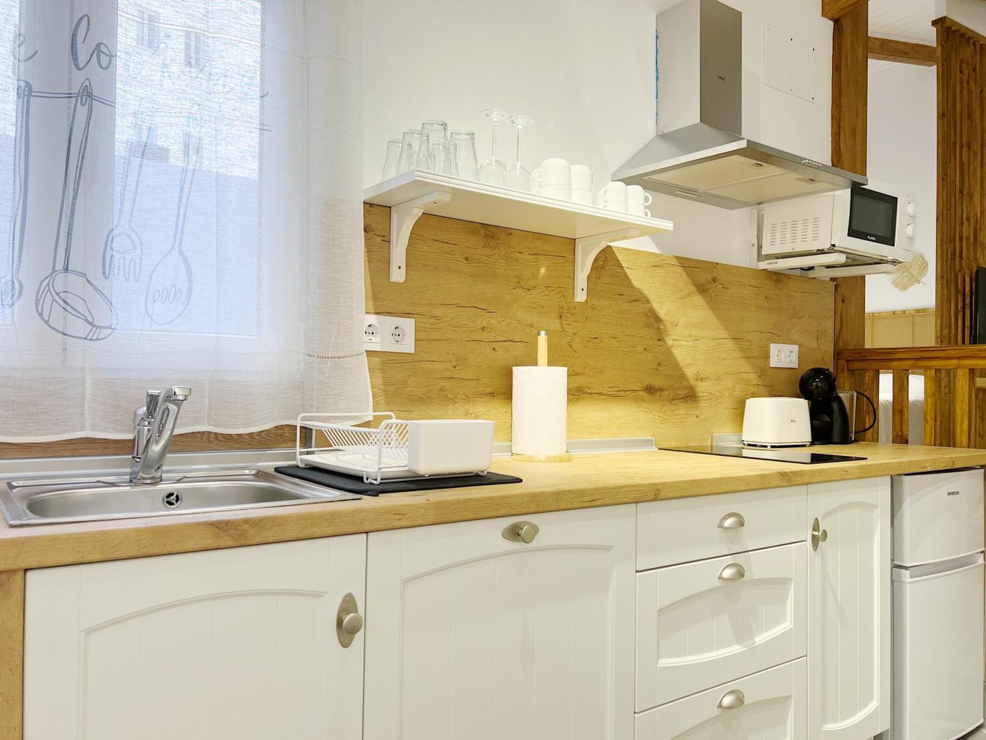 Apartament Encantador Vigas De Madera