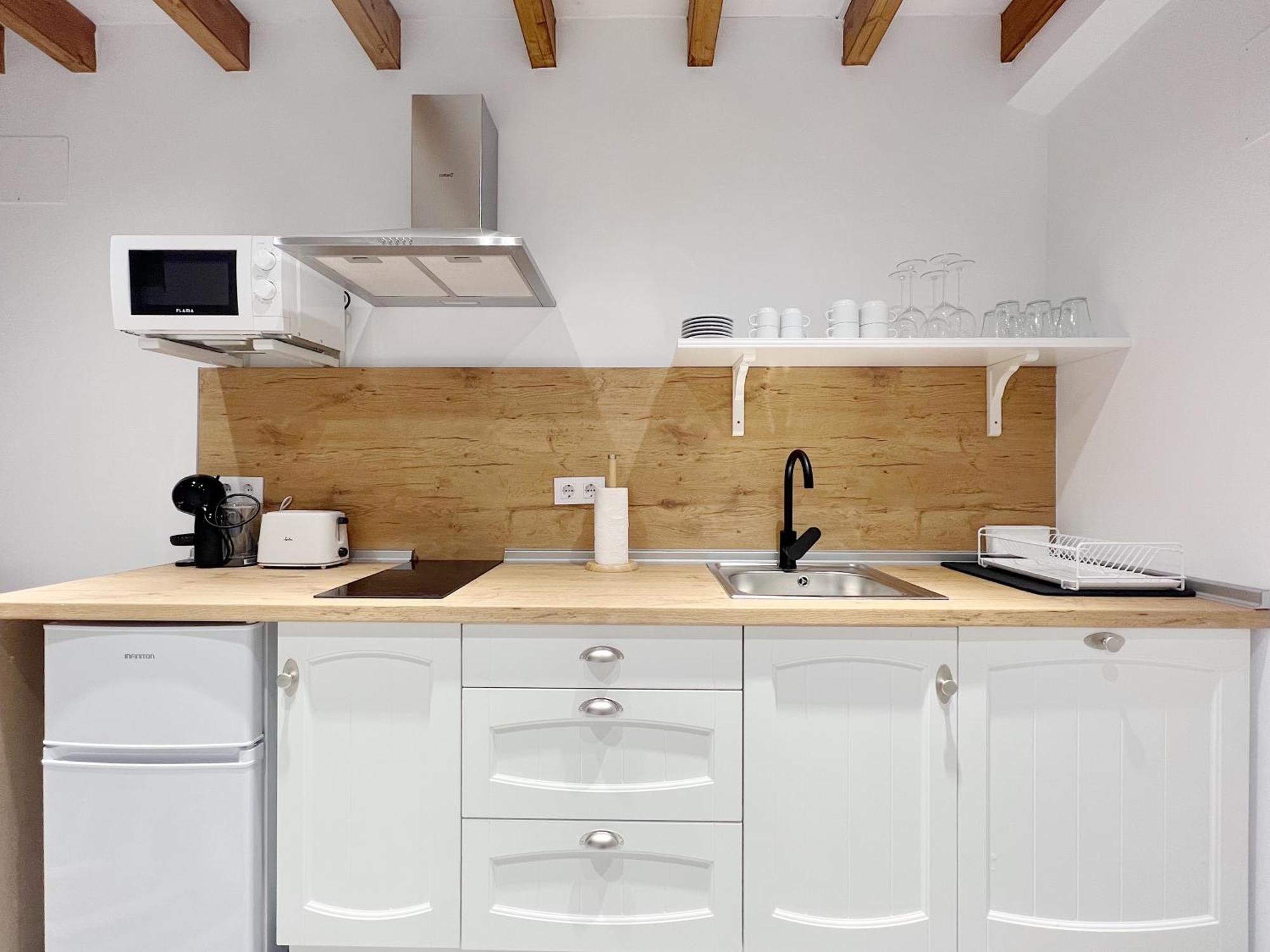 Apartament Encantador Vigas De Madera